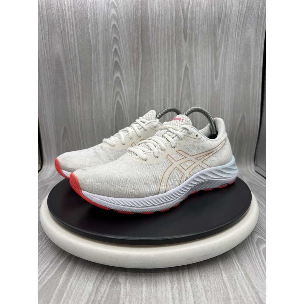 ASICS GEL-EXCITE 8 Twist Womens Size 9 White Running Shoes Sneakers 1012B085